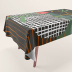 midcentury botanical Tablecloth Gallery Image 1