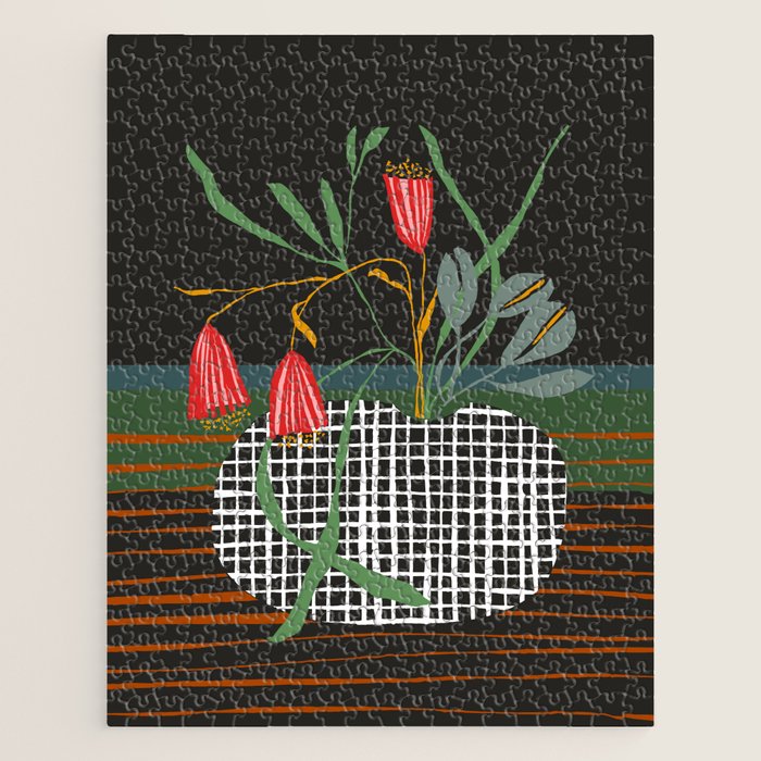 midcentury botanical Jigsaw Puzzle Gallery Image 1