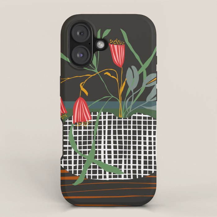 midcentury botanical iPhone Case Gallery Image 1