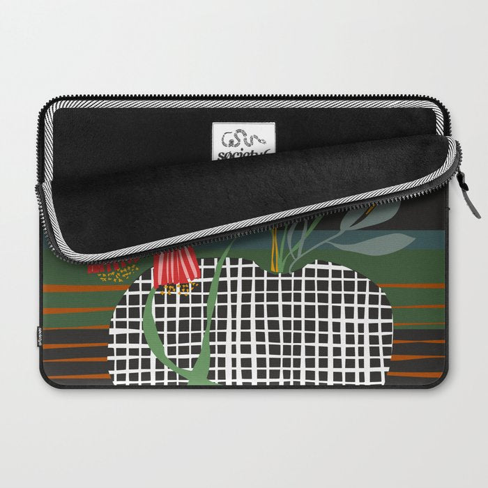 midcentury botanical Laptop Sleeve Gallery Image 2