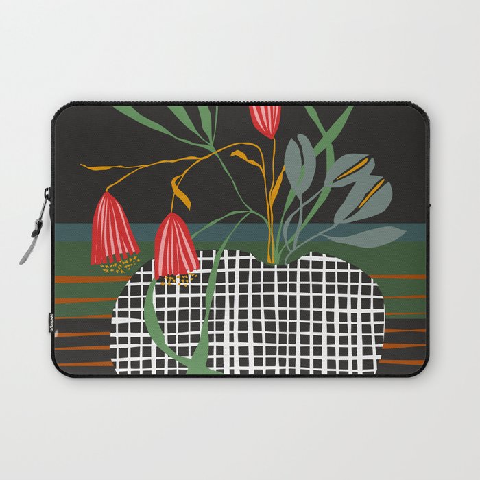 midcentury botanical Laptop Sleeve Gallery Image 1