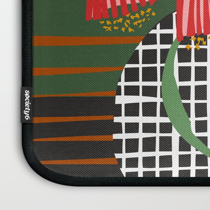midcentury botanical Laptop Sleeve Gallery Image 3