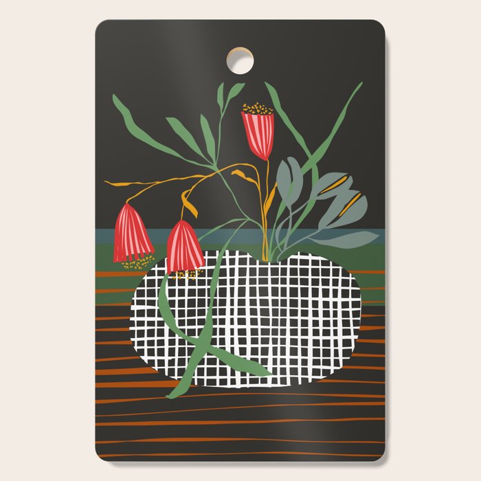 midcentury botanical Cutting Board Gallery Image 1
