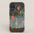 midcentury botanical iPhone Case Gallery Image 1