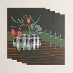 midcentury botanical Wrapping Paper Gallery Image 3