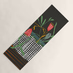 midcentury botanical Yoga Mat Gallery Image 1