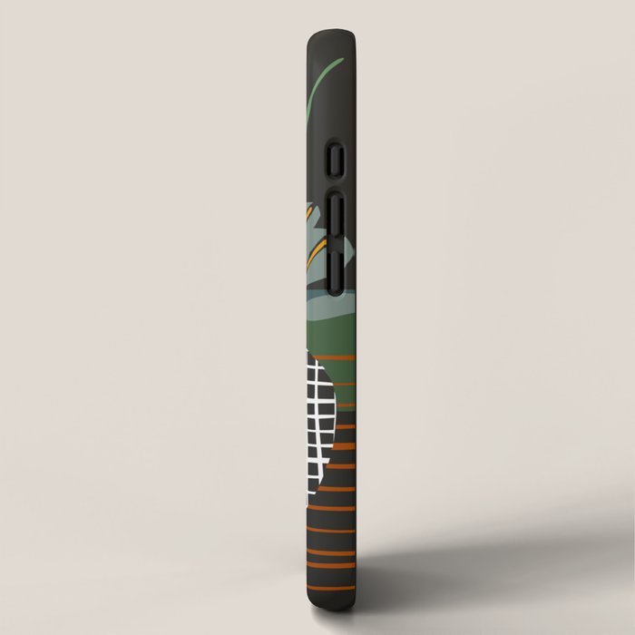 midcentury botanical iPhone Case Gallery Image 2