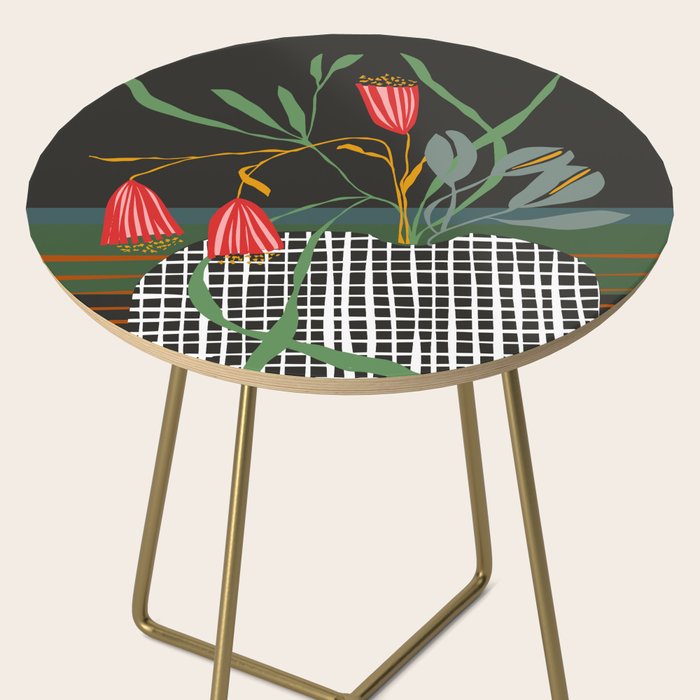 midcentury botanical Side Table Gallery Image 2