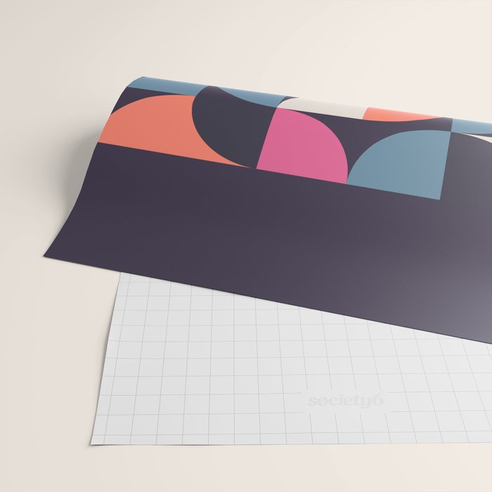 Mid Century Geometric 22 Wrapping Paper Gallery Image 2