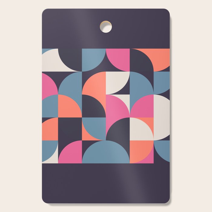 Mid Century Geometric 22 Cutting Board Gallery Image 1
