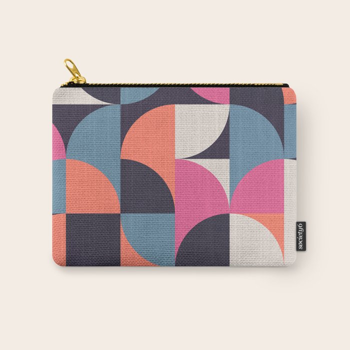 Mid Century Geometric 22 Carry All Pouch Gallery Image 1