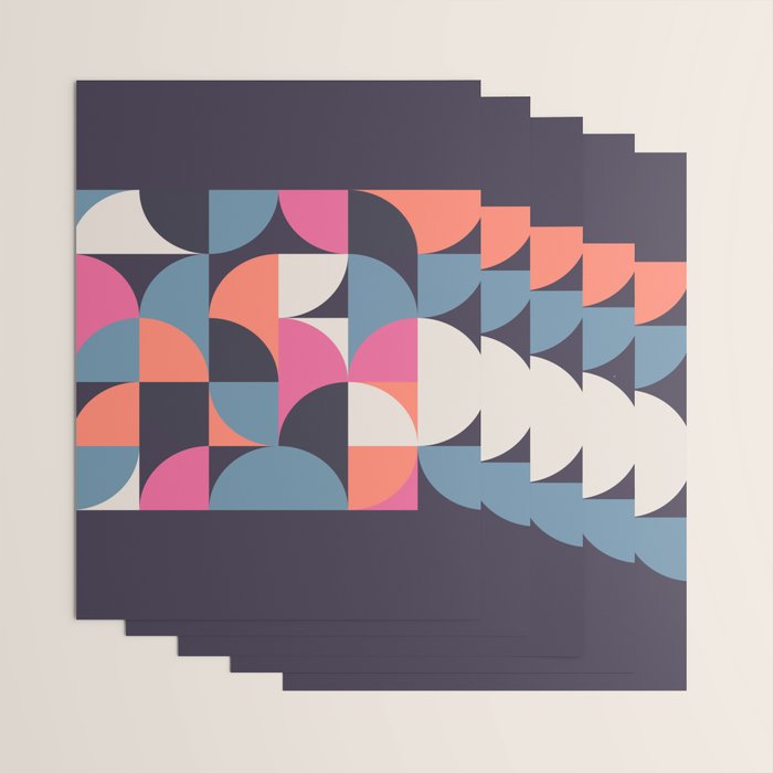 Mid Century Geometric 22 Wrapping Paper Gallery Image 3