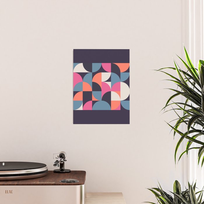 Mid Century Geometric 22 Poster Gallery Image 2