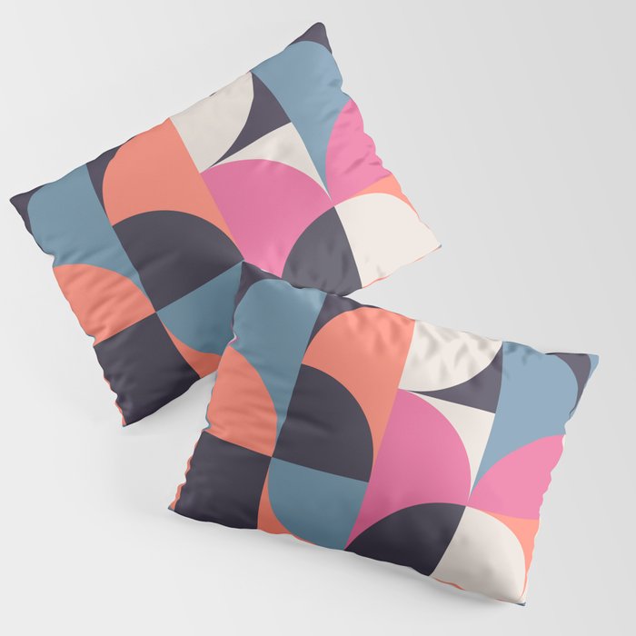 Mid Century Geometric 22 Pillow Sham Gallery Image 1
