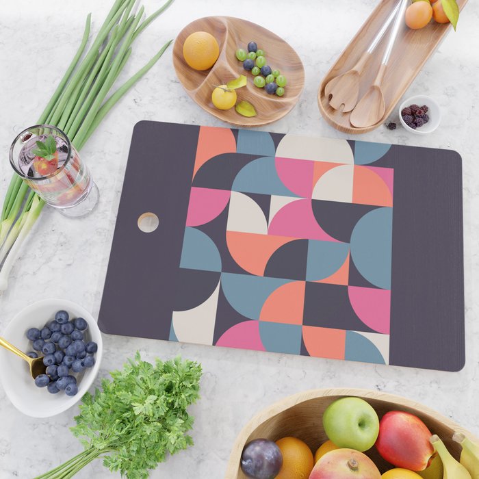 Mid Century Geometric 22 Cutting Board Gallery Image 2