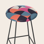 Mid Century Geometric 22 Stool Gallery Image 2