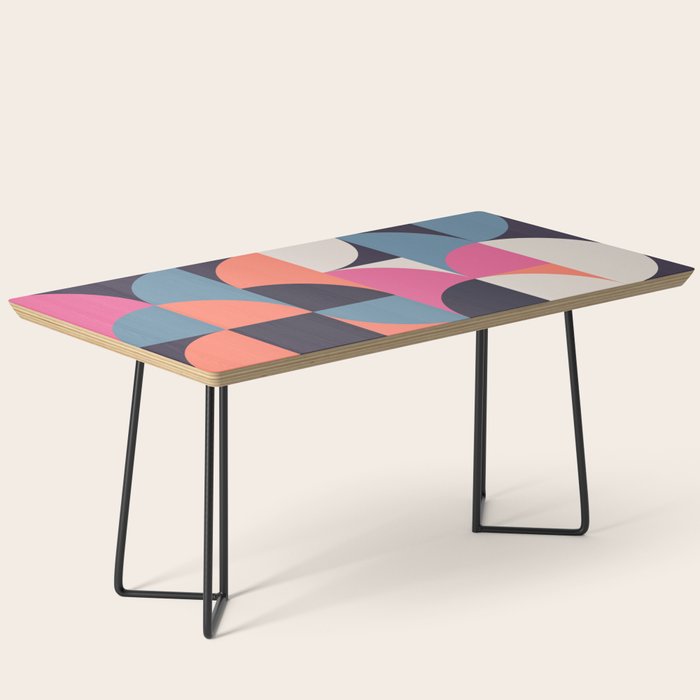 Mid Century Geometric 22 Coffee Table Gallery Image 1
