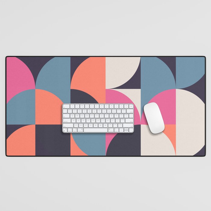 Mid Century Geometric 22 Desk Mat Gallery Image 1