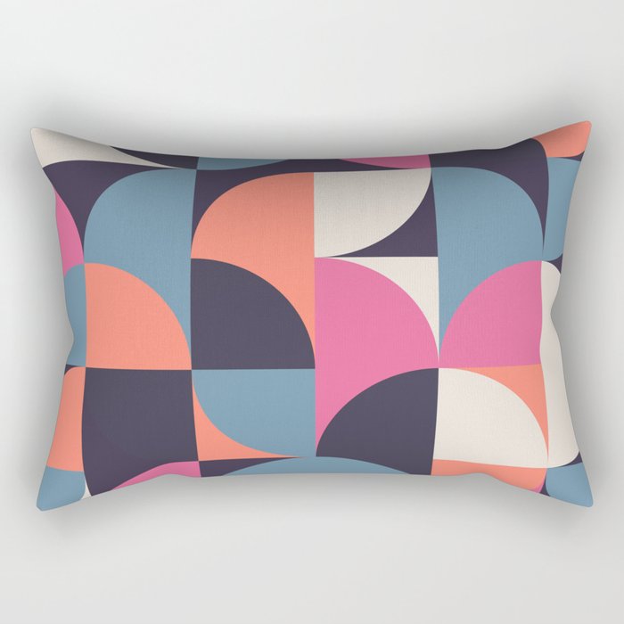 Mid Century Geometric 22 Rectangular Pillow Gallery Image 2