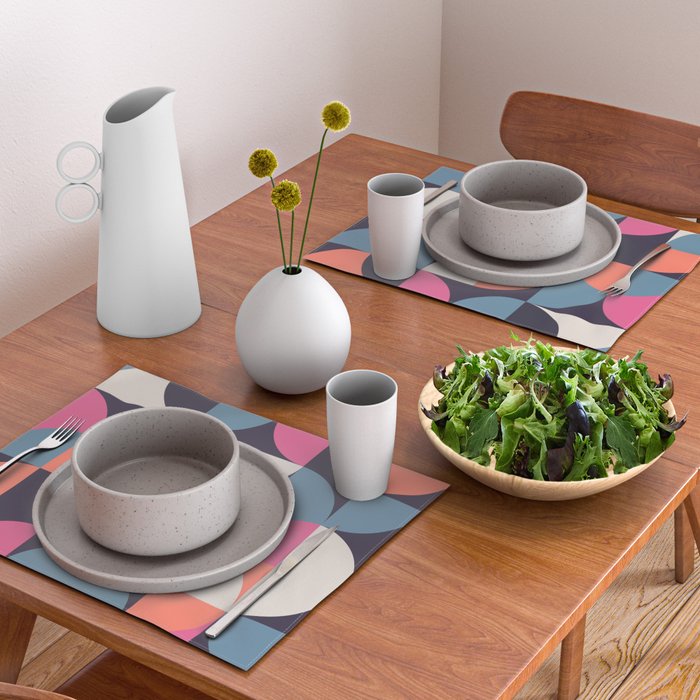 Mid Century Geometric 22 Placemat Gallery Image 2