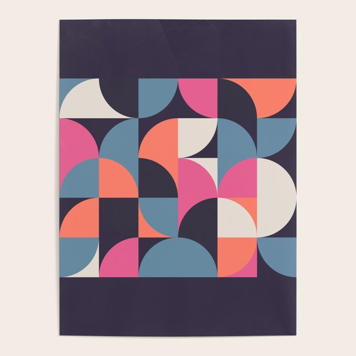 Mid Century Geometric 22 Poster Gallery Image 1