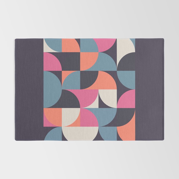 Mid Century Geometric 22 Rug Gallery Image 2