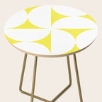 Bold Minimalism CLXXVIII White and Bright Yellow  Side Table Gallery Image 2