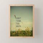 Travel Like A Bird Without a Care Mini Art Print Gallery Image 1
