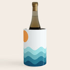Abstract Landscape 14 Portrait Wine Chiller Gallery Image 1