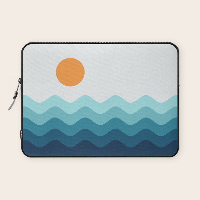 Abstract Landscape 14 Portrait Laptop Sleeve Gallery Image 1