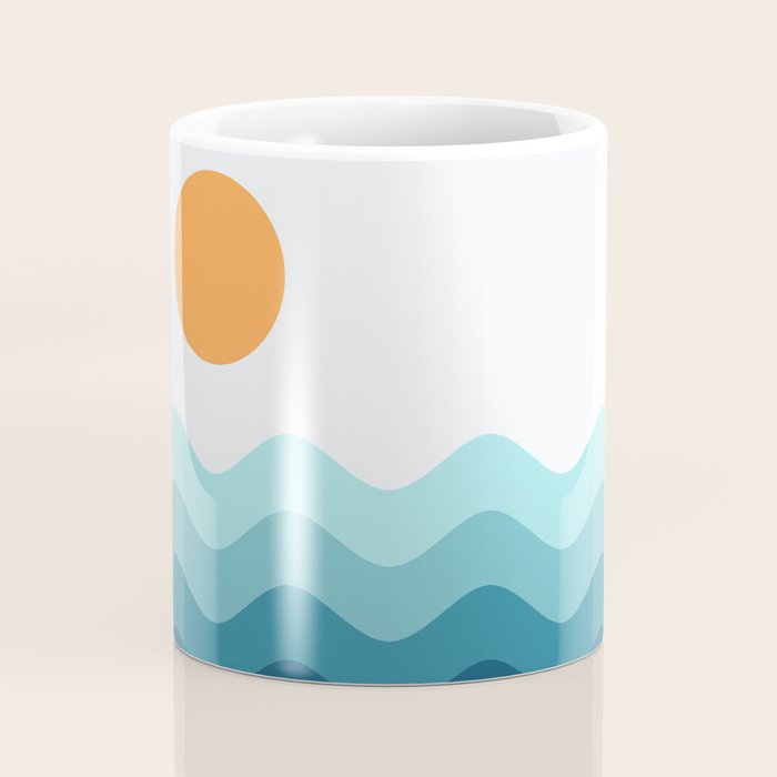 Abstract Landscape 14 Portrait Coffee Mug Gallery Image 4