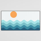 Abstract Landscape 14 Portrait Desk Mat Gallery Image 3