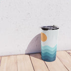 Abstract Landscape 14 Portrait Travel Mug Gallery Image 4