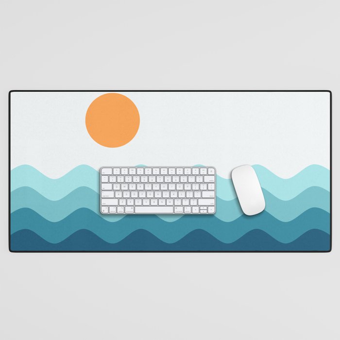 Abstract Landscape 14 Portrait Desk Mat Gallery Image 1