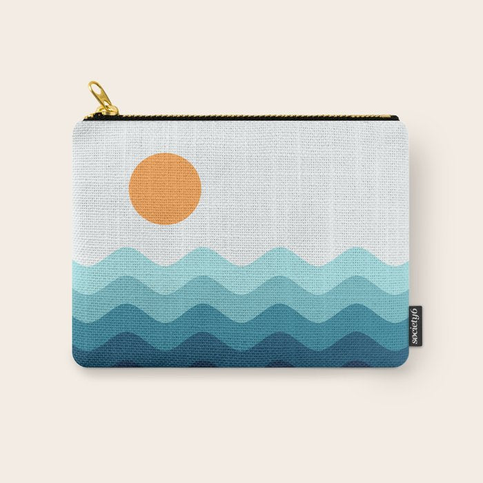 Abstract Landscape 14 Portrait Carry All Pouch Gallery Image 1