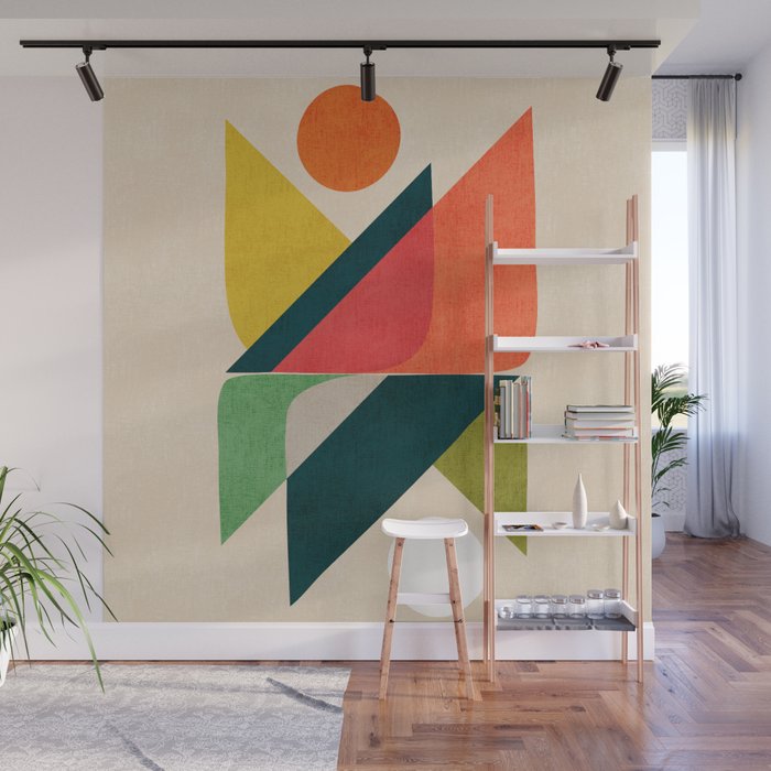 Reflection (of time and space) Wall Mural Gallery Image 1