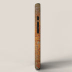 Vintage Teal and Copper Rust iPhone Case Gallery Image 2