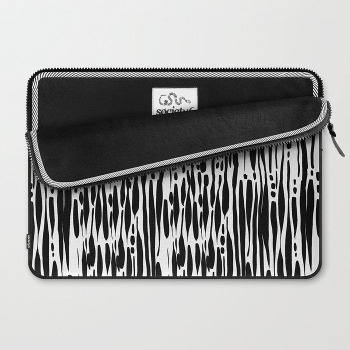 Twisted Ribbons - Black Laptop Sleeve Gallery Image 2