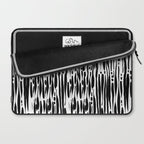 Twisted Ribbons - Black Laptop Sleeve Gallery Image 2
