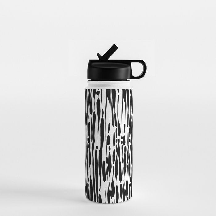 Twisted Ribbons - Black Water Bottle Gallery Image 1