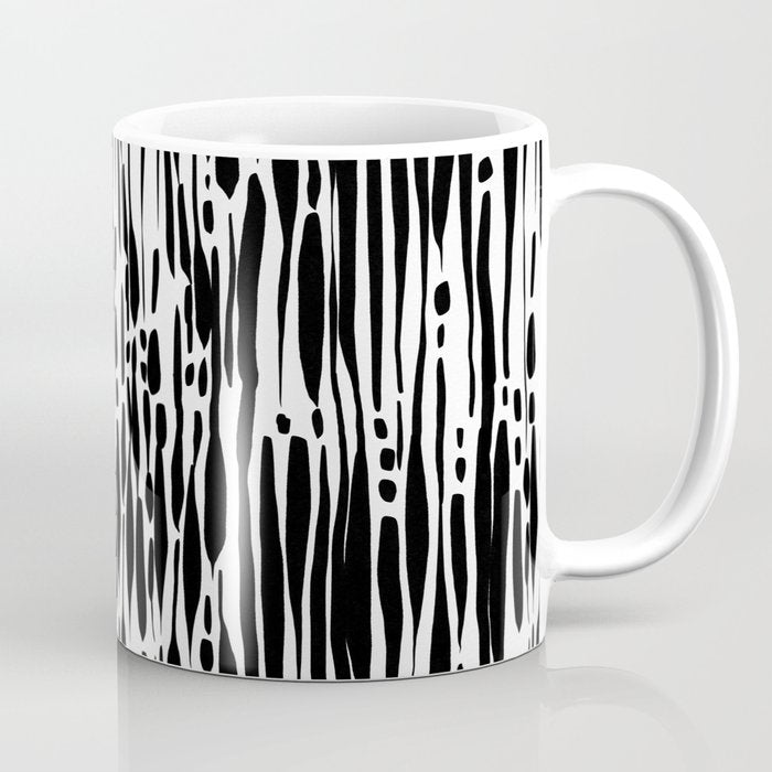 Twisted Ribbons - Black Coffee Mug Gallery Image 1