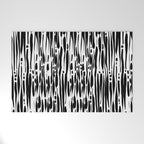 Twisted Ribbons - Black Welcome Mat Gallery Image 1