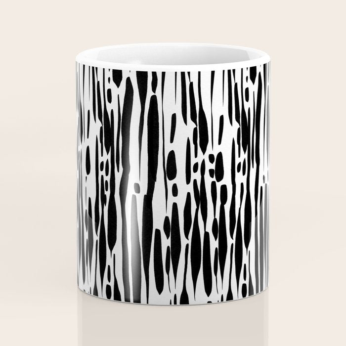 Twisted Ribbons - Black Coffee Mug Gallery Image 4
