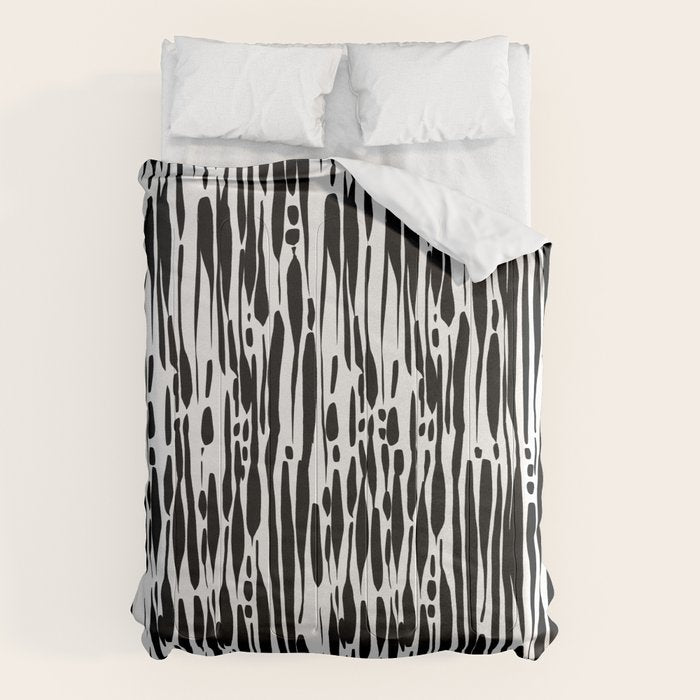 Twisted Ribbons - Black Comforter Gallery Image 1