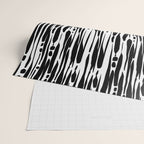Twisted Ribbons - Black Wrapping Paper Gallery Image 2