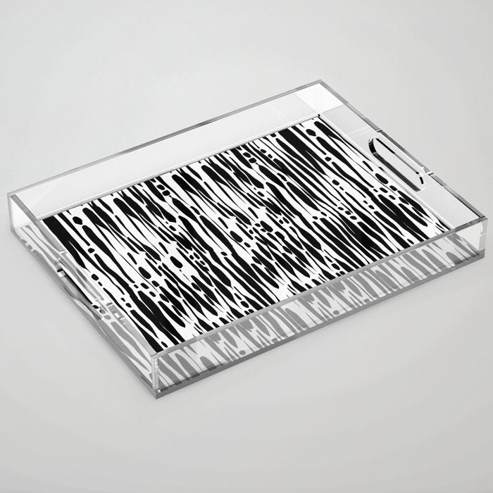 Twisted Ribbons - Black Acrylic Tray Gallery Image 1