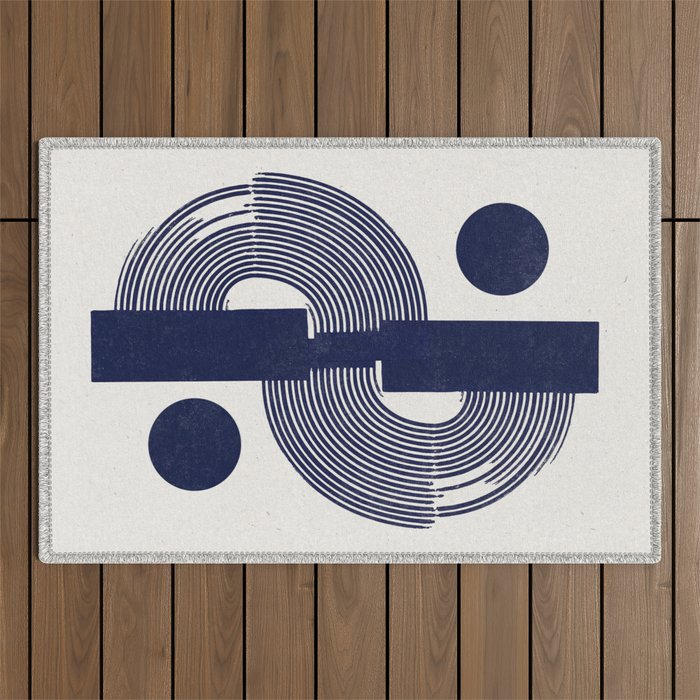 Modern Objects No 5 Outdoor Rug Gallery Image 1