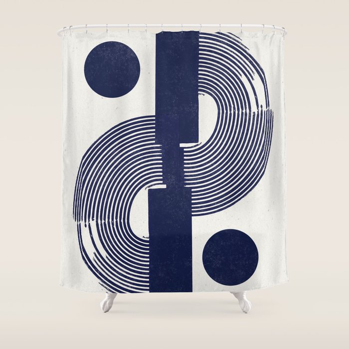 Modern Objects No 5 Shower Curtain Gallery Image 1
