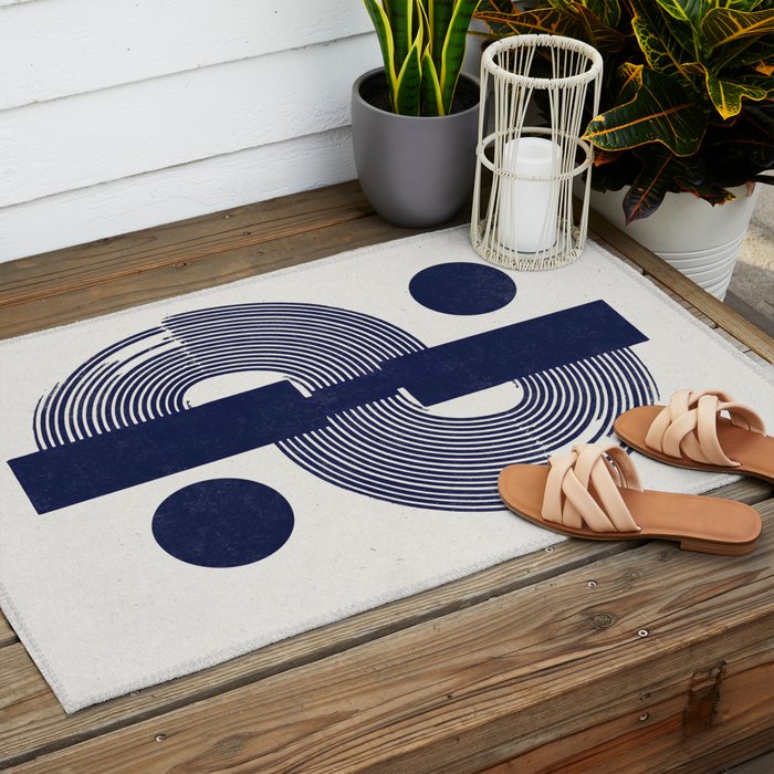 Modern Objects No 5 Outdoor Rug Gallery Image 2
