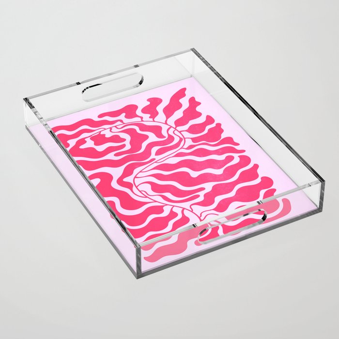 Wild Ferns: Wine Edition Acrylic Tray Gallery Image 1